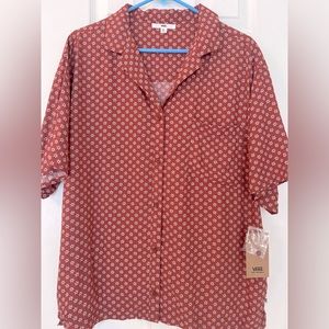 Brand New VANS Button down